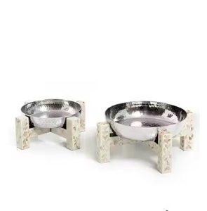 Cuencos redondos de madreperla altamente decorativos para servir, ensaladeras de mesa ecológicas, colecciones impresionantes - Product Image 5