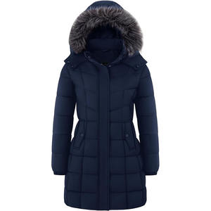 Chaqueta Acolchada Moderna y a la Moda para Mujer, con Cierre de Cremallera, Cuello Alto, Tejido Transpirable, Resistente al Viento, para Invierno - Product Image 1