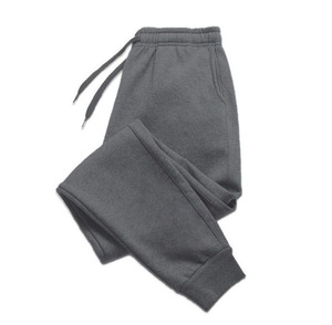 Streetwear personnalisé Pantalon de survêtement de couleur unie à empiècements de style droit Pantalon de survêtement à taille élastique avec poches latérales pour hommes - Product Image 3