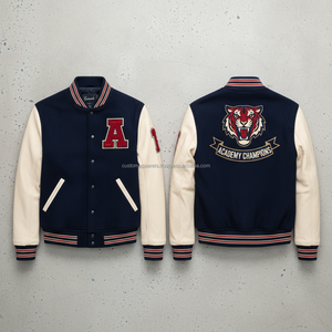 High Quality Letterman Varsity <b>Jackets</b> Wool Body Breathable Windproof Embroidery Summer Wear <b>Smart</b> and Stylish Mens <b>Jacket</b> - Product Image 2