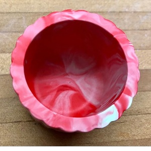 ชามสลัดเรซินรูปทรงกลมดีไซน์สวยทำมือใช้สำหรับเสิร์ฟซุปก๋วยเตี๋ยวข้าว - Product Image 4