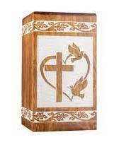 โกศเผาไม้สำหรับงานศพชายและหญิงโกศทำด้วยมือทันสมัยสำหรับงานศพตกแต่ง - Product Image 3