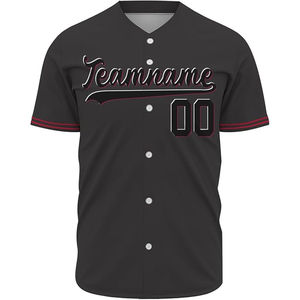 Camisetas de Béisbol Personalizadas de la Mejor Calidad para Adultos, Último Diseño, Transpirables, 100% Poliéster, Antibacterianas, de Secado Rápido y Asequibles - Product Image 4