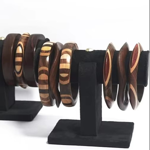 Pulsera de madera y brazalete de Color personalizado de alta calidad, regalo de joyería de moda para sus mujeres, estilo clásico a bajo precio - Product Image 1