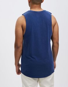 Custom Logo Men's Fitness Workout Loose Fit Bodybuilding <b>Vest</b> Gym <b>Stringer</b> Cotton Tank Top sleeveless t shirts singlets gym wear - Product Image 3