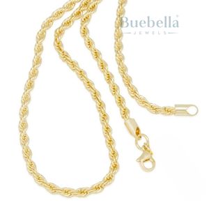 Hot Sale 925 <b>Silver</b> 14K Gold Plated 3mm Moissanite Rope Chain <b>Choker</b> Set for Men Premium <b>Necklaces</b> - Product Image 2