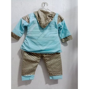 Costume en velours pour filles, tenue confortable pour tous les jours, vêtements d'hiver, costume en velours classique pour filles, ensemble deux pièces chaud et élégant - Product Image 5