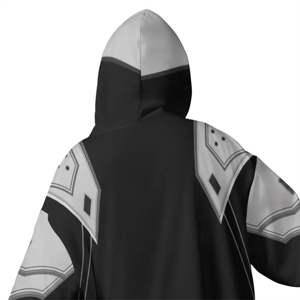 Sudadera con capucha Sherpa Fleece con estampado personalizado de alta calidad-Sudadera con capucha ultra cómoda y cálida para ropa informal - Product Image 5