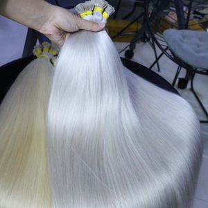 Extensiones de cabello humano crudo virgen vietnamita recto natural dibujado doble color claro a precio de fábrica sin caída - Product Image 1