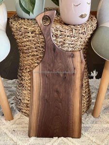 Planche à découper rectangulaire en bois écologique de qualité supérieure, fabriquée à la main, lavable au lave-vaisselle, épaisseur personnalisée, bloc de découpe KALATRI en gros - Product Image 3