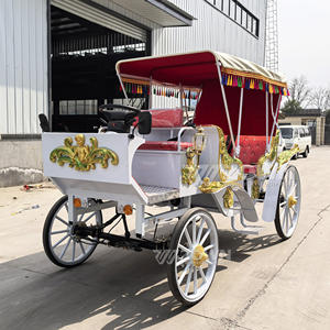 รถม้าไฟฟ้าคลาสสิกสำหรับเที่ยวชมสถานที่ 4 ล้อ สำหรับงานแต่งงาน 4-6 คน ใหม่เอี่ยม - Product Image 2