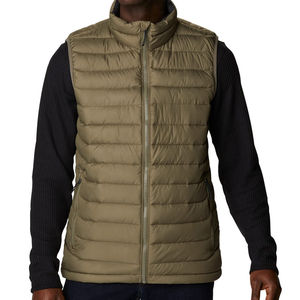 Chaleco Casual de Invierno para Hombre, Ligero, Cálido, de Lona, con Relleno de Plumón, Sin Mangas, Anti-UV, con Cuello Alto - Product Image 1