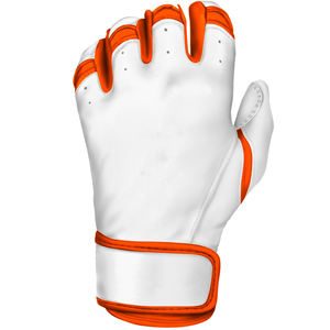 Guantes de bateo de béisbol de cuero Cabretta, puño corto para entrenamiento de jóvenes adultos, duraderos, cómodos, suministro OEM, 2017 - Product Image 4