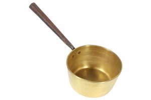 หม้อต้มน้ำซุปอลูมิเนียมเคลือบทอง 24 ซม. ดีไซน์ทันสมัย ทนทาน ใช้งานง่าย ต้มเร็ว สำหรับครัวสไตล์โมเดิร์น - Product Image 6