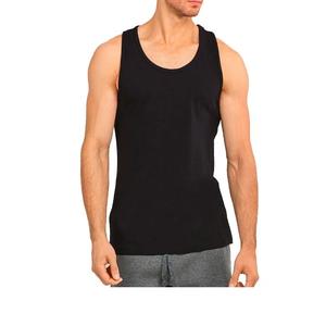 Men's Elastic Ribbed U-Neck Summer Sleeveless Plain Vest 3XL Tank <b>Top</b> Wholesale Price From Bangladesh - Product Image 3