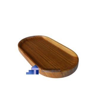 Plateau de service en bois écologique fait à la main ustensiles de cuisine décoratifs de l'usine du Vietnam vente en gros - Product Image 2