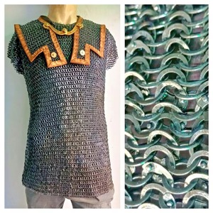 ห่วงโซ่ขนาด9มม. แบบเรียบของโรมันขนาด18เกจเกราะลวดโลหะ18เกจ - Product Image 5