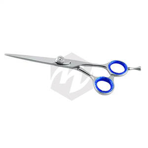 Ciseaux à cheveux en acier pour barbier avec lame tranchante, ciseaux de coupe professionnels pour barbier avec repose-doigts réglable pour la beauté - Product Image 6