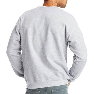 Sweat-shirts pour hommes en coton 100% - Coupe ample - Écologiques - Col rond - Bleu clair - Vente en gros - Collection hiver - Product Image 4