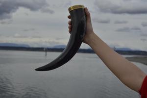 Cuerno para Beber Natural Vikingo de Alta Calidad Pulido Ecológico Diseño Animal de Cuerno de Búfalo - Product Image 3