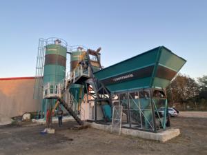 Centrale à béton compacte 30 M3/h avec composants centraux pour espaces restreints - Product Image 4