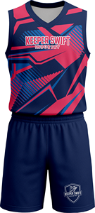 ชุดบาสเก็ตบอลคุณภาพดีที่สุดสำหรับผู้ชาย ระบายอากาศได้ดี ผลิตจากโพลีเอสเตอร์ 100% ผลิตในประเทศปากีสถาน - Product Image 2