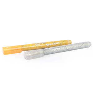 Marqueur à paillettes Boss - Or et Argent - Product Image 1