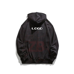 Sudadera con capucha informal de invierno para hombre, tejido suave de algodón/poliéster de alta calidad, estampado ecológico, gran oferta, sólido - Product Image 2