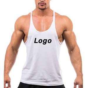 Camiseta sin mangas de talla grande para gimnasio deportivo para hombre personalizada hecha en fábrica, Camiseta ajustada de secado rápido, ropa deportiva suave, camiseta cortada sin mangas de verano - Product Image 1