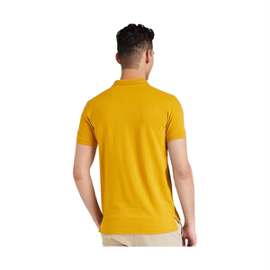 Polo à col rond en coton lavé de qualité exportable avec finition vintage pour un look décontracté et usé pour un approvisionnement mondial - Product Image 2