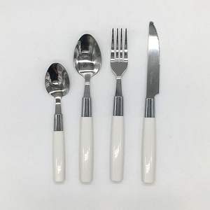 Elegant Stainless Steel <b>Flatware</b> Set with Resin Handle Perfect for Restaurant Dining and Wedding Celebrations Use - Product Image 3