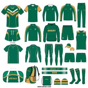 Maillot de rugby personnalisé pleine sublimation vêtements de football uniformes impression sublimation springbok maillot de rugby maillot vintage - Product Image 4