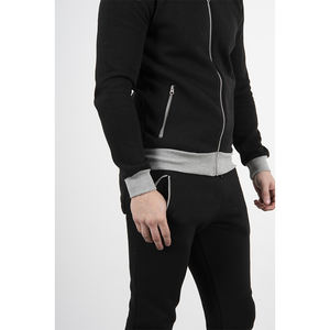Alta calidad de los hombres otoño deporte Casual entrenamiento Jogging chándal personalizado al por mayor de lana superior a prueba de viento transpirable de talla grande - Product Image 4