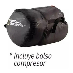 Sacco a Pelo Nat Geo Stream SNG209R da -13°C a +6°C Rosso Carminio con Grigio - Product Image 4