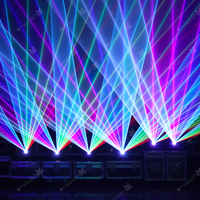 Proyector de Luces Láser RGB de Animación para Fiestas DJ, 7W, para Espectáculos Láser en Discotecas y Escenarios, con Control por Aplicación DMX ILDA
