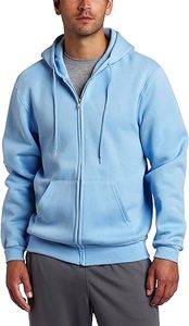 Sudadera con capucha de alta calidad para hombre, de secado rápido, antiarrugas, transpirable, poliéster/algodón, diseño bordado sostenible - Product Image 4