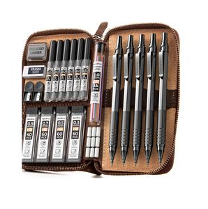 Estuche de cuero para pluma estilográfica, organizador de coleccionista, funda protectora para pluma de cuero genuino hecho a mano, Multi - Product Image 6