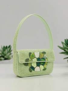 Combo de monedero y cinturón bordado de diseñador - Product Image 6