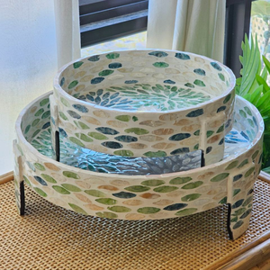 ที่ตั้งแสดงอาหารแบบฝังมุกทำด้วยมือสำหรับจัดแสดงอาหารในร้านอาหารสำหรับงานปาร์ตี้ขายส่งจากเวียดนาม - Product Image 2