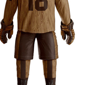 Vente en gros professionnelle Vêtements de hockey sur glace de qualité professionnelle Tissu en polyester confortable Style bois Uniforme de hockey sur glace respirant - Product Image 6