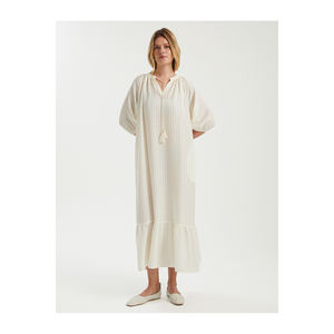 ชุดเดรสทรงโอเวอร์ไซส์แบบจับจีบ-ตุรกี - Product Image 2