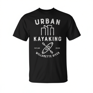 Camiseta Urban Kayaking Willamette River Portland Oregon - Product Image 2