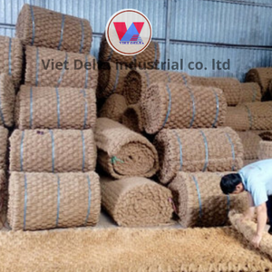 Tapis de tissage et de filature en fibre de coco de noix de coco écologique du Vietnam - Product Image 3