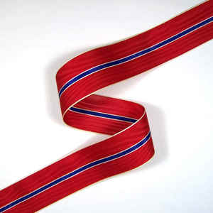 OEM Factory Wholesale Custom Medal Ribbon Drape Thread <b>Fabric</b> Bulk Customized Colors for Awards Medals Decorations Rank Bar - Product Image 6