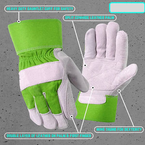 Nouveauté Gants de travail en cuir décontractés pour l'extérieur Détection des aiguilles Fabriqués au Pakistan Fournisseur direct d'usine Haute qualité Meilleur - Product Image 3