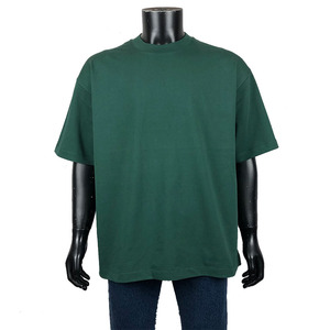 เสื้อยืดผ้าฝ้าย100% ของผู้ชายแบบกำหนดเอง320Gsm เสื้อไม่มีปกคอเสื้อแห้งเร็วไซส์ใหญ่พิมพ์ลายยาว - Product Image 5