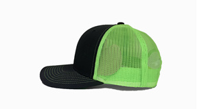Gorra Trucker Ajustable de 6 Paneles, Color Carbón/Verde, de Perfil Medio y Alta Calidad, con Logotipo, Estilo Casual para Exteriores, Hecha en Vietnam - Product Image 3