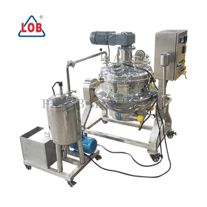 <b>Large</b> Capacity 50L Vacuum Jacketed <b>Kettle</b> for Cosmetic Liquid and Lotion Manufacturing - Product Image 2