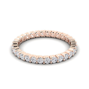 Custom Lab Grown Diamond Round Cut <b>Ring</b> 14k Gold Luxury Women's RIZTA JEWELS Filled Diamonds DE Color Wedding Engagement Gift - Product Image 5