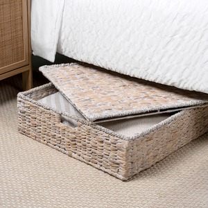 Caja de Almacenamiento Tejida de Jacinto de Agua con Tapa, Caja de Almacenamiento Hecha a Mano, Ecológica, Natural, Decoración del Hogar, Venta al por Mayor desde Vietnam - Product Image 4